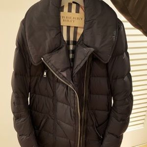 Burberry rider collar belted parka (perfect condition)